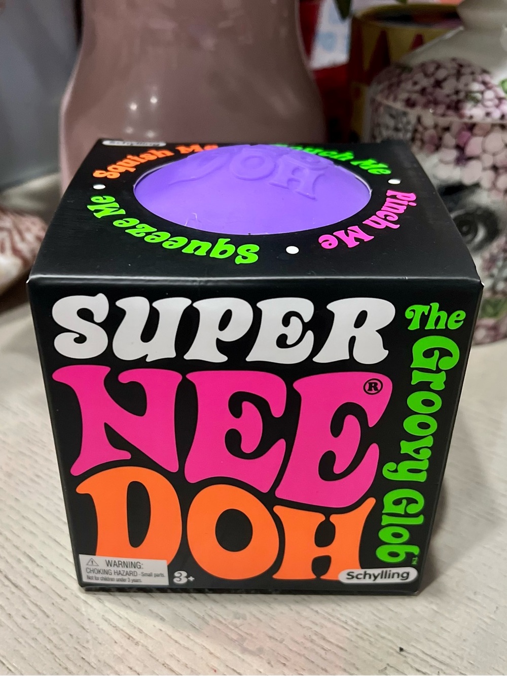 Super NeeDoh The Groovy Globs - Purple Stress Ball